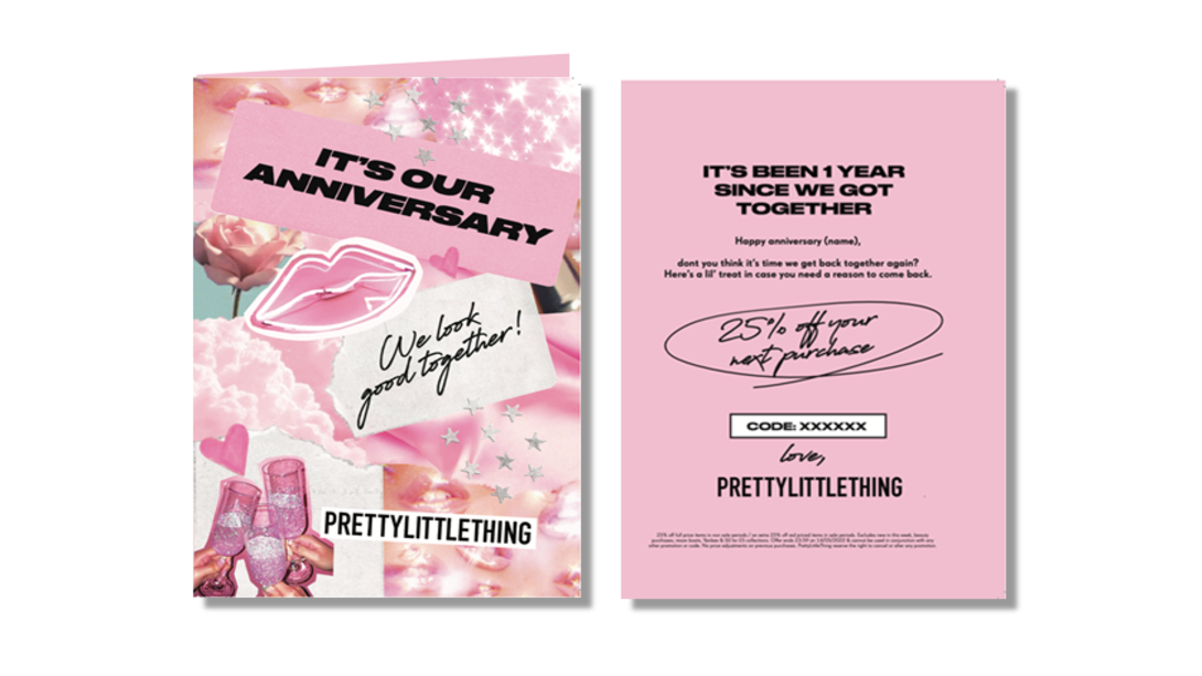 Pretty Little Thing Anniversary Brochure