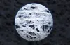 Recycled paper fibres